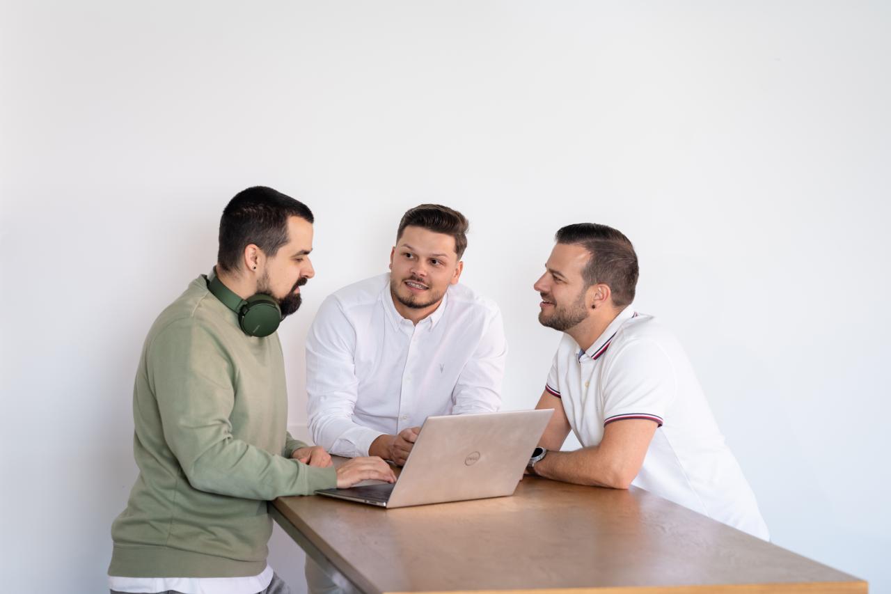 Entwickler an der Arbeit